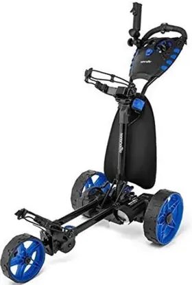 Serenelife 842893131580 Motorized Electric Golf Caddy Foldable Rechargeable Aluminum Serene Life 3 Wheel