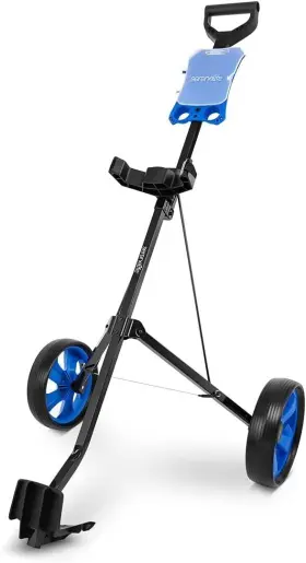 Serenelife Slgcx5 2-wheel Lightweight Foldable Golf Push Cart Open Box Serenelife Slgcx5 2-wheel Lightweight Foldable Golf Push Cart Open Box