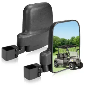 Shejisi Rh205 Golf Cart Mirror Upgraded Hassle-free Installation 3 Sizes For Square