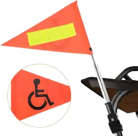Shiqikejipty 692622852930 Golf Cart Flag Pole Reflective Accessories 22x30cm Orange Safety Shiqikejipty 692622852930 Golf Cart Flag Pole Reflective Accessories 22x30cm Orange Safety