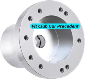 Shu-ran 774182116070 Golf Cart Steering Wheel Adapter Only For Club Car Precedent Sliver