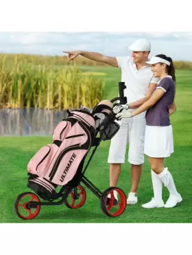 Slickblue 629721799392 Folding 3 Wheels Golf Push Cart With Brake Scoreboard Adjustable Handle Slickblue 629721799392 Folding 3 Wheels Golf Push Cart With Brake Scoreboard Adjustable Handle