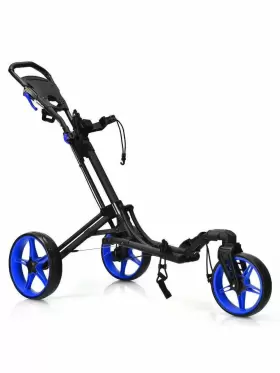 Slickblue 629721813814 Folding Golf Push Cart With Scoreboard Adjustable Handle Swivel Wheel Blue Slickblue 629721813814 Folding Golf Push Cart With Scoreboard Adjustable Handle Swivel Wheel Blue