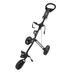 Solaris 685217770245 New 3-wheel Push Cart 13 Lbs Umbrella And Drink Holder