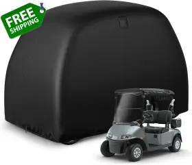 Solim 744110492453 Golf Cart Cover 2/4/2 2 Passenger Heavy Duty Enclosure Universa