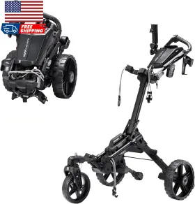 Sports 445014187102 Electric Golf Push Cart With Remote Control Super Compact And Lightweight New