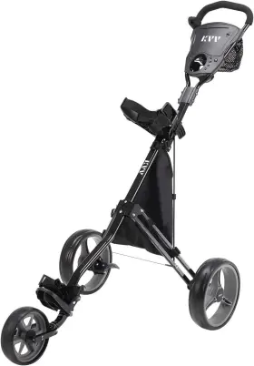 Sports 726084755307 Foldable Lightweight 3 Wheel Golf Cart With Stylish Scorecard Holder Storage Ba