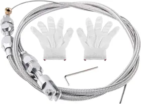 Spurtar Ain0091 36 Inch Braided Ls Throttle Cable Kit For Chevy Ls1 4.8 5.3 6.0 Engines Spurtar Ain0091 36 Inch Braided Ls Throttle Cable Kit For Chevy Ls1 4.8 5.3 6.0 Engines