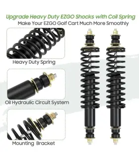 Stevens Lake Parts 15707-g1 Fits Ezgo Txt 1994-up Front/rear Golf Cart Coil Over Shock - Heavy Duty