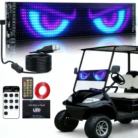Suacopzar A41105-sl-us Golf Cart Devil Eyes Light 23x5in 23.4x4.7 Inch Multicolor