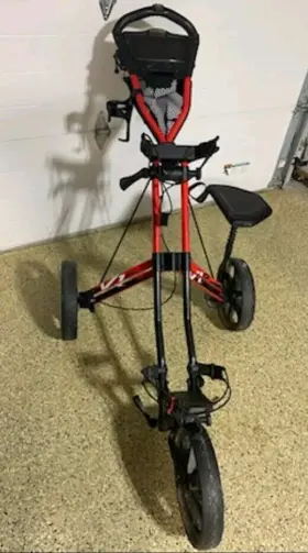 Sun Mountain 223004 Speed Push Cart V1r - Folds Down Red/white Sweet Sun Mountain 223004 Speed Push Cart V1r - Folds Down Red/white Sweet
