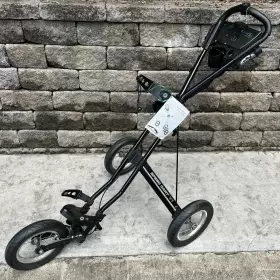 Sun Mountain C-130 Golf Speed Cart V1 Collapsible Push Pull With Umbrella Holder Black