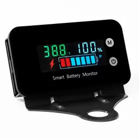 Supnova 689738684371 Ipx7 Waterproof Battery Monitor With Bracket 7-100v Car Motorcycle Golf Cart And