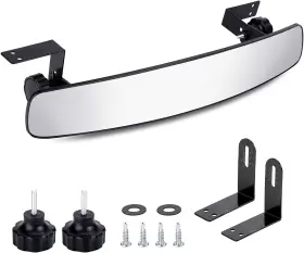 Szbrt 744759490315 16.5 Inch Golf Cart Rear View Mirror Fits For Ezgo Yamaha Club Car