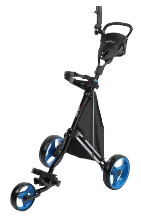 Tartan 092115082521 Cruiser 3-wheel Golf Push Cart With Detachable Storage Bag And Umbrella H