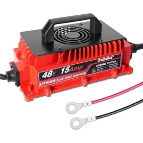 Temsone Tms-cg2orl 48v 15a Lithium Battery Charger Portable 48 Volts 15 Amp Onboard