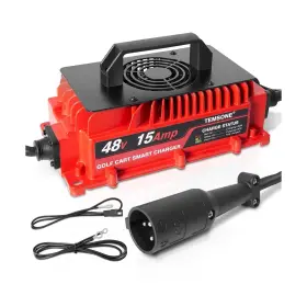 Temsone Tms-cg3prp-up 48 Volt 15 Amp Golf Cart Charger Compatible With Club Car Ds And Precedent Golf