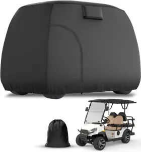Tigerily 313017840850 4/6 Passenger Golf Cart Cover 600d Waterproof Durable Polyester