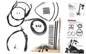 Tigersgate.com 041911 16 Inch Sportster Handlebar Extended Can-bus And Front Turn Signal Wiring