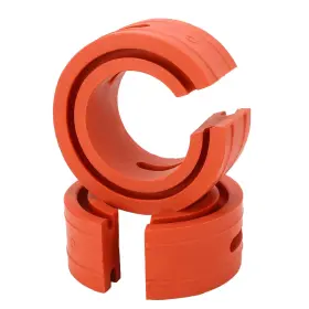 Tissting Tisstingyhngb03x2f 2pcs Car Coil Spring Buffer Rubber Universal Shock Absorber Cushion Red