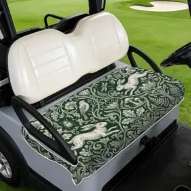 Tnkbreeze Find-wh0439-047-us53 Rabbit Golf Cart Seat Covers Replacement Protector Cover Green And White