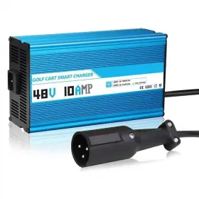 Topfurn 785034543814 Smart Golf Cart Battery Charger For Club Car Ds And Precedent 10a 48v 3 Pin Plug Topfurn 785034543814 Smart Golf Cart Battery Charger For Club Car Ds And Precedent 10a 48v 3 Pin Plug