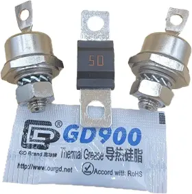 Traktronix 445012567531 E-z-go Powerwise Total Charge 36 Volt Golf Cart Charger Stud Diode Rectifier