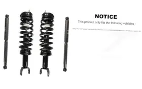 Transit K78m-100309 Front Rear Complete Shocks Strut Coil Spring Kit And