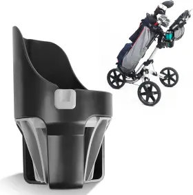 Tributary Brands 850059532171 Golf Push Cart Cup Holder Compatible With Clicgear Sun Mountain Bagboy And Mor