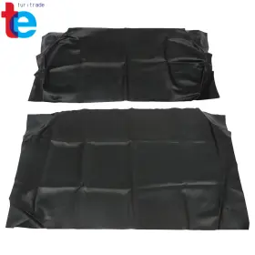 Turitrade Tr61190 For Golf Cart Club Car Ds 2000.5-up Faux Leather Front Seat Cover -black / Buff Turitrade Tr61190 For Golf Cart Club Car Ds 2000.5-up Faux Leather Front Seat Cover -black / Buff