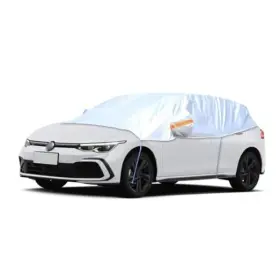 Uhanbut Uhanbut-unb-279 Half Car Cover For Sedan Waterproof And Dustproof Snowproof Hatchback Uhanbut Uhanbut-unb-279 Half Car Cover For Sedan Waterproof And Dustproof Snowproof Hatchback