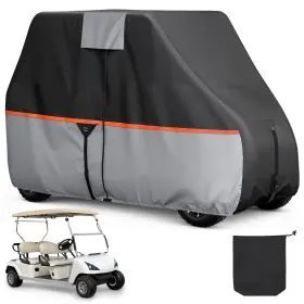 Uimoso Tczyczqfbgmdsvdzx001 Durable Golf Cart Cover For 2 2/4 Passengers With 420d Oxford Fabric