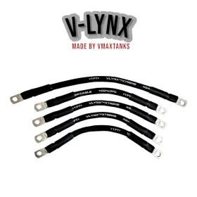 V-lynx Vlynx-7k 4 Awg Hd Golf Cart Battery Cable 5 Pc Set E-z-go Txt 94 And Up Vlynx Made In Usa