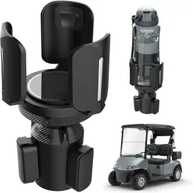 Venswid Cup-b14 Universal Golf Cart Cup Holder Expander Adjustable Base And For 1lb Tank