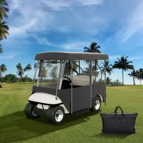Vevor Gefypcz4zhenc-022 4 Passenger Golf Cart Cover Driving Enclosure Waterproof Person Roll-up