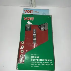Voit Golf 196-025 Deluxe Scorecard Holder Fits Standard Cart Handles - New