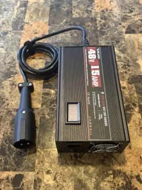 Welnek B0dk88fpcl 48 Volt 15 Amp Lithium Golf Cart Battery Charger With Voltage And Current Display