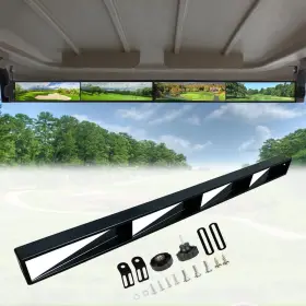 Wlood 746362783723 Golf Cart Mirror Universal 4 Panel Fits Carts Ezgo Club Car Yama