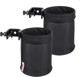 Xislet Xzch007-2 Set Of 2 No-drilling Required Golf Cart Universal Cup Holder Black Xislet Xzch007-2 Set Of 2 No-drilling Required Golf Cart Universal Cup Holder Black