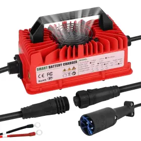 Yaofafa 798015385723 Smart 48 Volt 15 Amp Golf Cart Battery Charger For Club Car With 3-pin Round Plug Yaofafa 798015385723 Smart 48 Volt 15 Amp Golf Cart Battery Charger For Club Car With 3-pin Round Plug