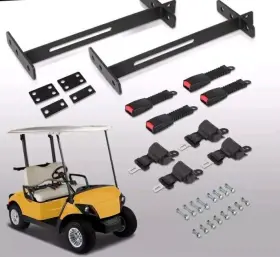 Yellowspeed Yel297907 4 Retractable Golf Cart Seat Belts And Bracket Kit Please Look At Pictures Yellowspeed Yel297907 4 Retractable Golf Cart Seat Belts And Bracket Kit Please Look At Pictures