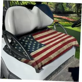 Yewattles Yew-10631538cz47-1-3 Golf Cart Seat Cover Portable Club Car Towel Universal Fit 2 American Flag Yewattles Yew-10631538cz47-1-3 Golf Cart Seat Cover Portable Club Car Towel Universal Fit 2 American Flag