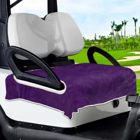 Yokyhom 692623830661 Summer Golf Cart Seat Covers Solid Color Towel Blanket