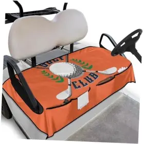 Yspwyqan Ys-djnted135czc80-3 Golf Cart Covers Seat Easy To Install Non-slip Cover Orange