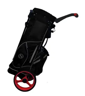 Zero Friction 810065042019 Golf Wheel Pro Black Pull Cart New