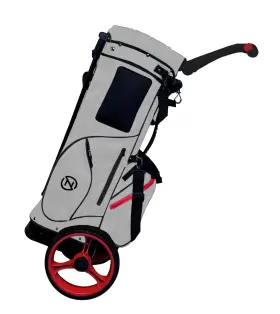 Zero Friction 810065042026 Golf Wheel Pro Gray Pull Cart New