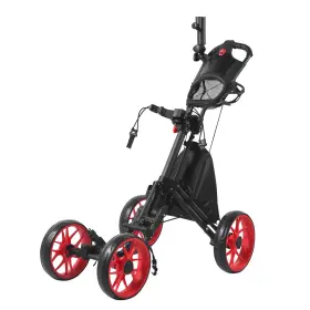 Zovbrei 677899856966 4 Wheel 360 Rotating Front Golf Push Cart Lightweight And Foldable Walk