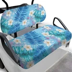 Rarucativ Palm Leaf Golf Seat Covers For Cart Lightweight Blanket Floral.... Fixed Price $62.29.