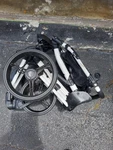 Jew World Of Golf 3 Wheel Push Pull Cart .used. Fixed Price $110.00.