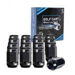 Golf Cart Wheel Lug Nuts For Yamaha/gem, 12mmx1.25 Size Black 16 Pcs. Fixed Price $43.73.